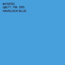 #479FDC - Havelock Blue Color Image